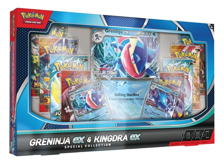 Pokémon Greninja & Kingdra ex Special Collection Box