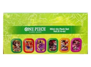 One Piece Mini Tin Pack Set Vol. 3 TS-03 ASIA EXCLUSIVE Display JP