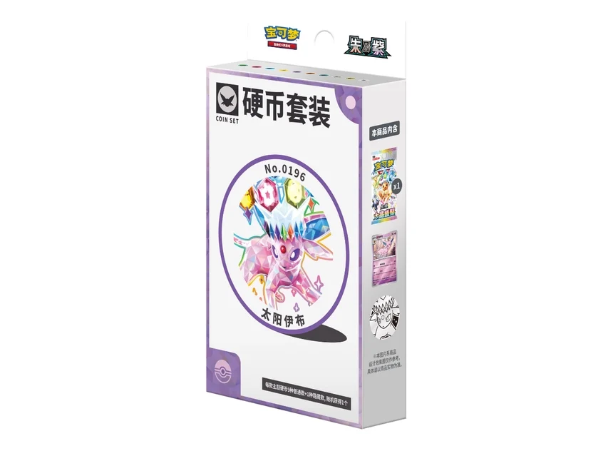 Pokemon Terastal Gathering Espeon Coin Display CN